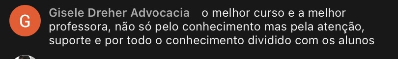 Depoimento de aluno 1