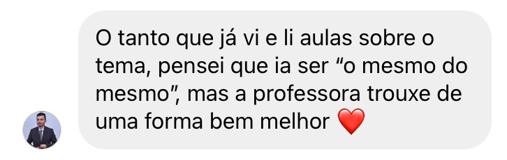 Depoimento de aluno 5